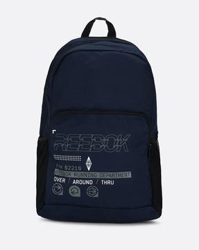 men brand print everyday backpack