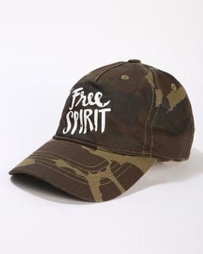 men camouflage print baseball cap