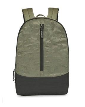men camouflage print laptop backpack