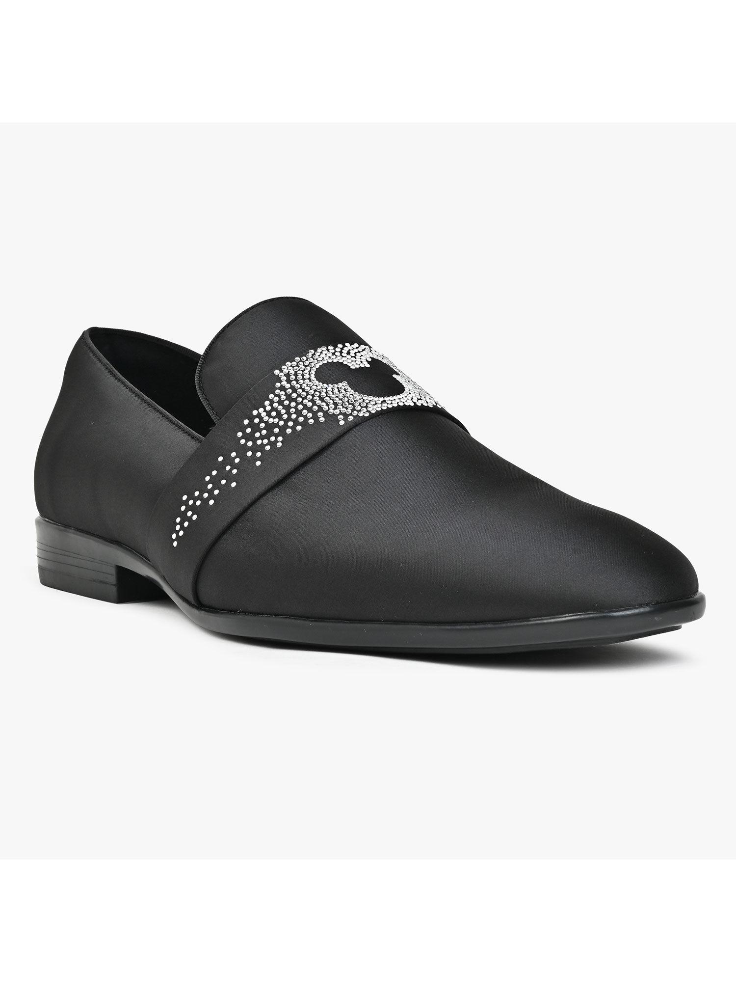 men casual loafers black