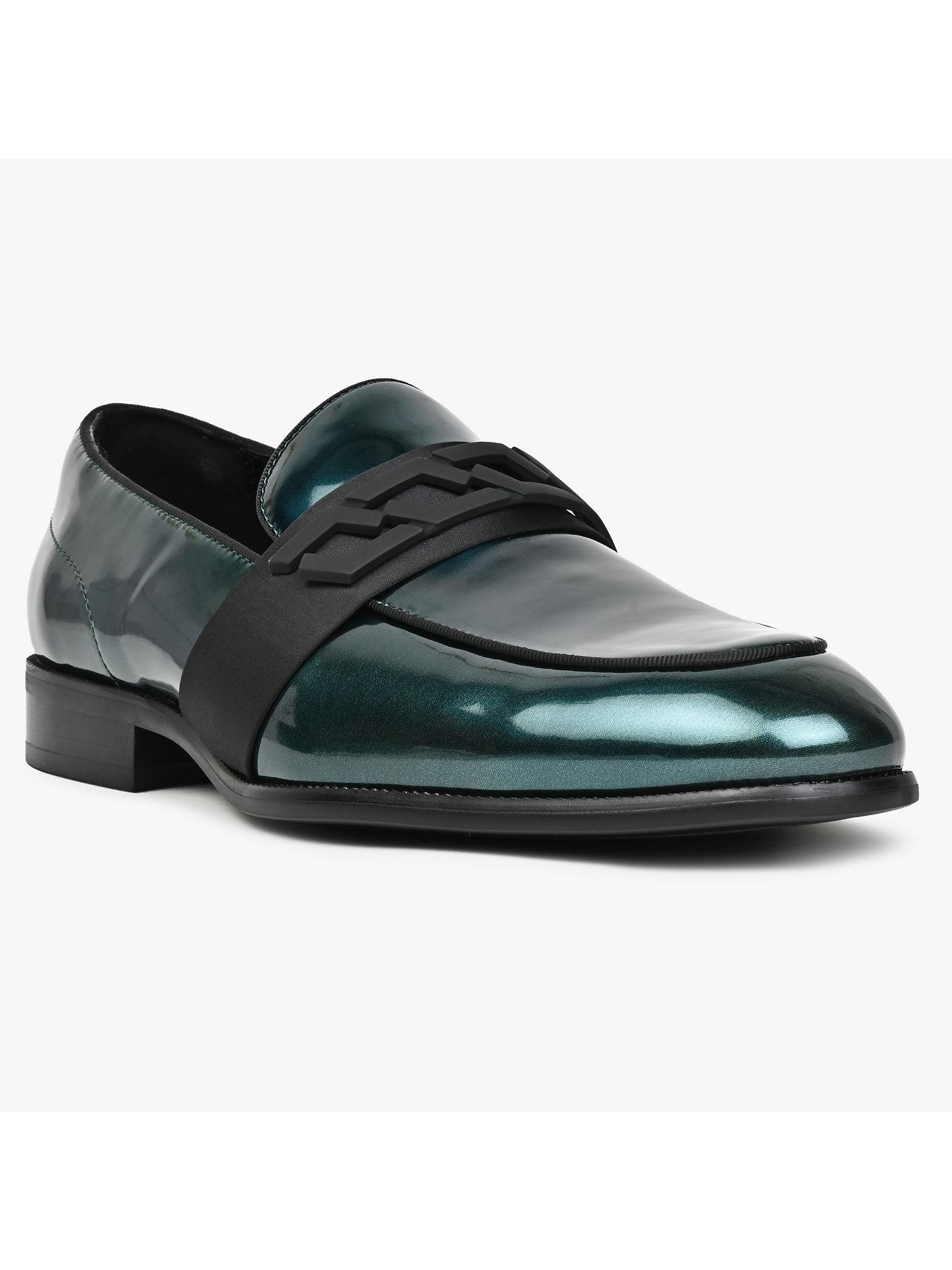 men casual loafers green