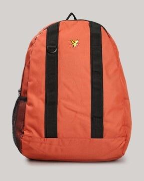 men city pack backpack with logo applique