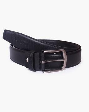 men classic belt with buckle closure