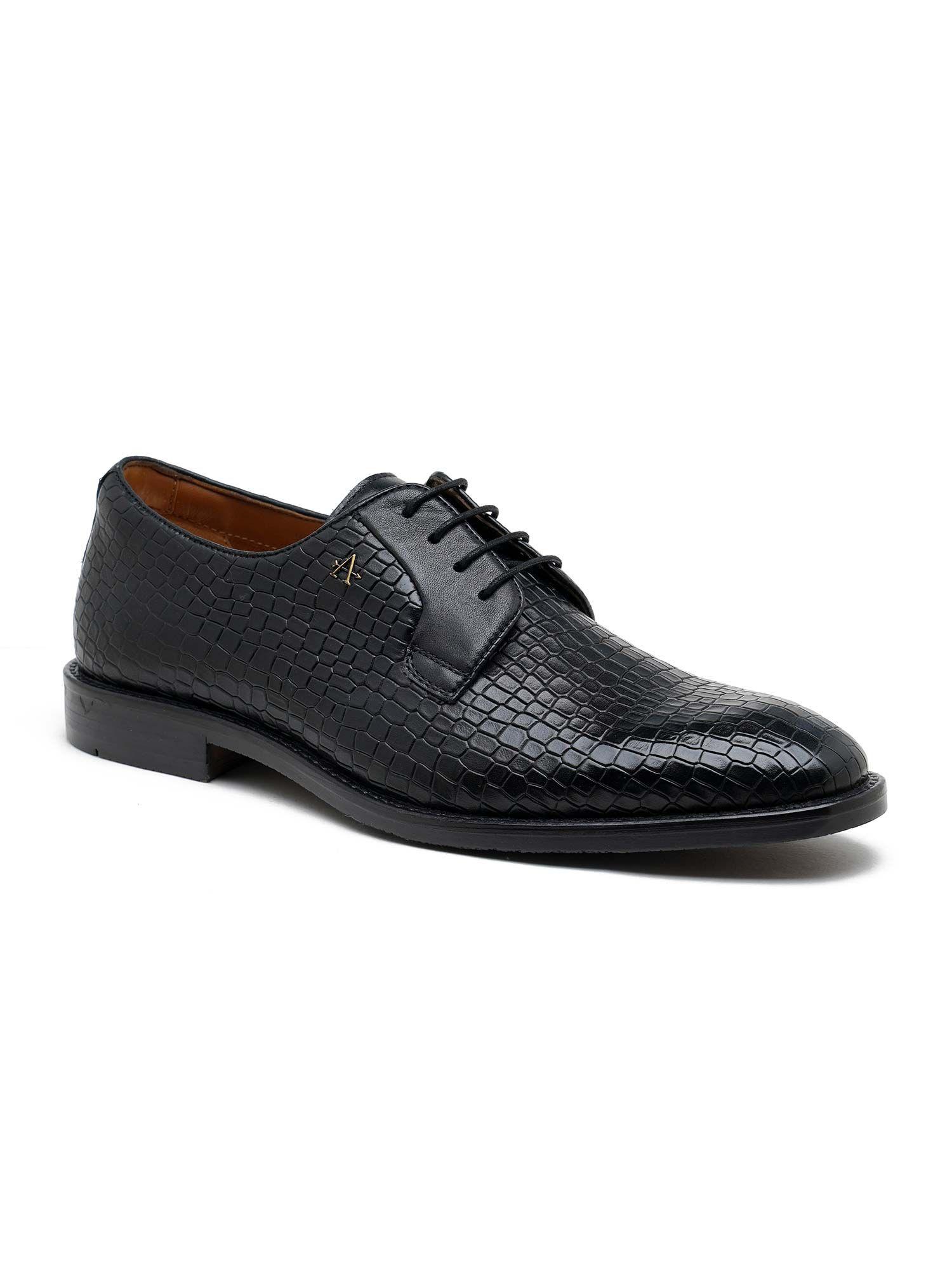 men cloud black formal lace up shoes