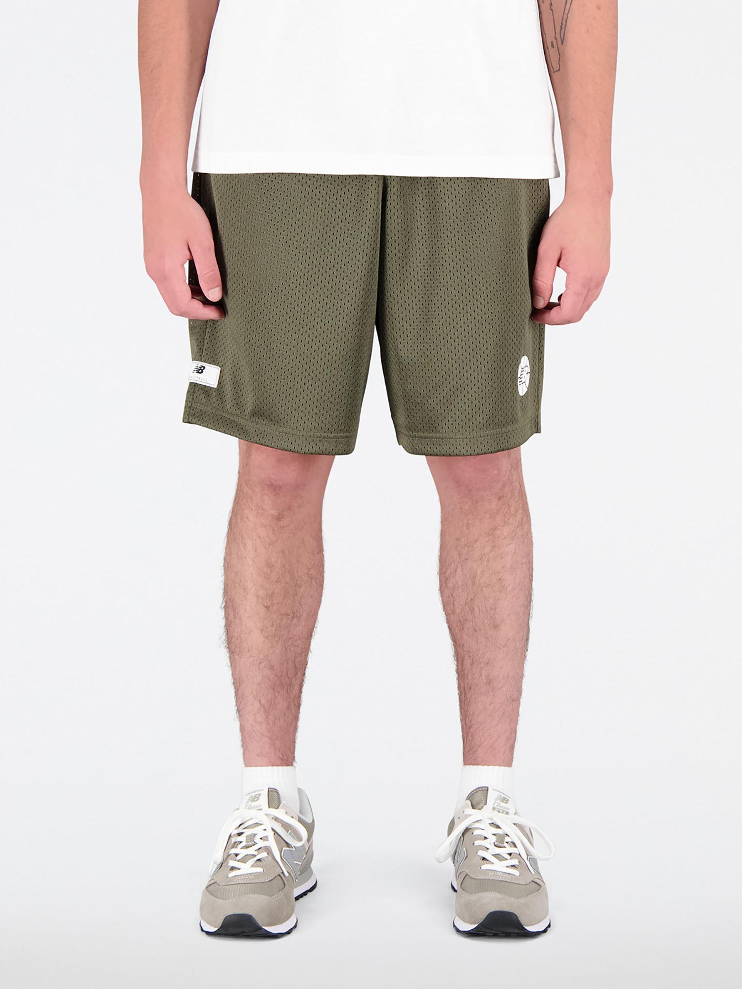 men-dark-green-moss-mid-rise-sports-shorts