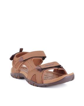 men double-strap floater sandals