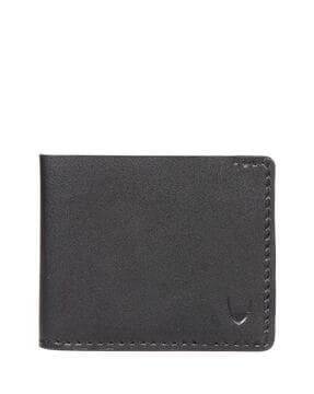 men embossed logo bi-fold wallet