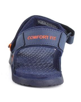 men floater sandals with velcro closure