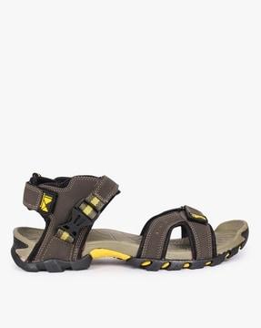 men floater sandals with velcro fastening