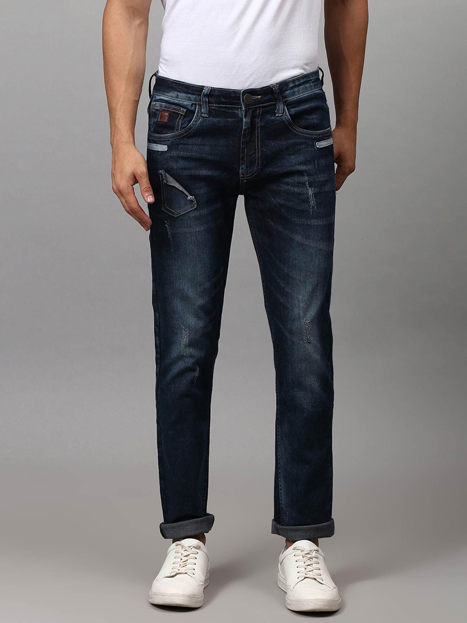 men front type stylish casual denim jeans