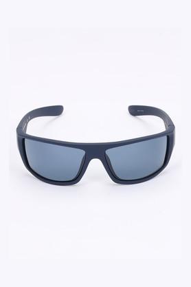 men full rim 100% uv protection (uv 400) rectangular sunglasses - se8102 65 91v