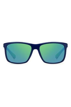 men full rim polarized square sunglasses - pld7043srnb