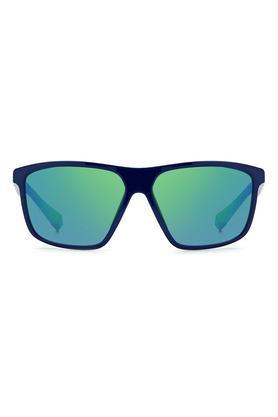 men full rim polarized square sunglasses - pld7044srnb