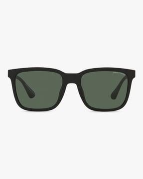 men full-rim rectangular sunglasses-0ax4112su