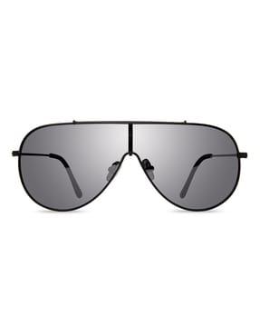 men full-rim uv-protected shield sunglasses-x17226