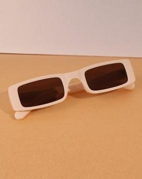 men fzsg062c uv-protected full-rim rectangular sunglasses