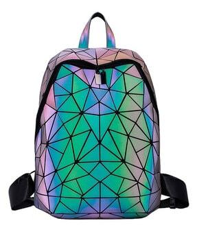 men geometric print everyday backpack