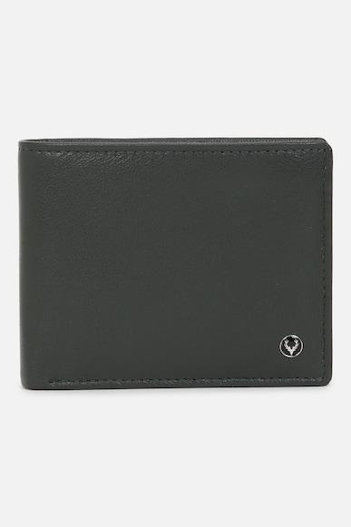 men green solid genuine leather wallet