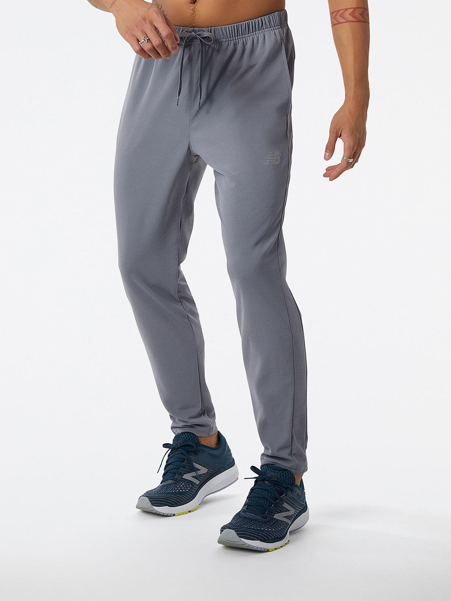 men grey activewear trackpant
