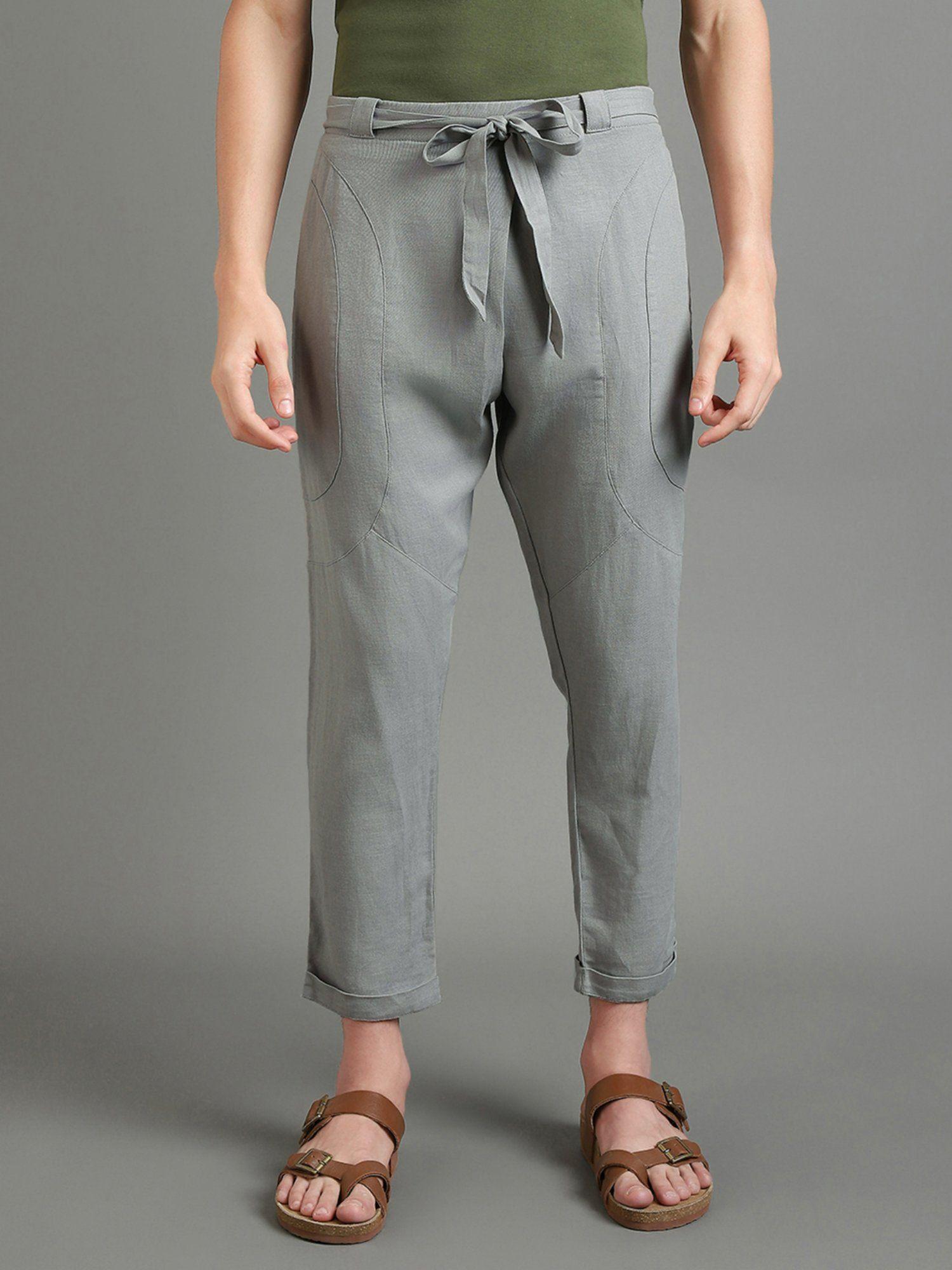 men grey hippy pants