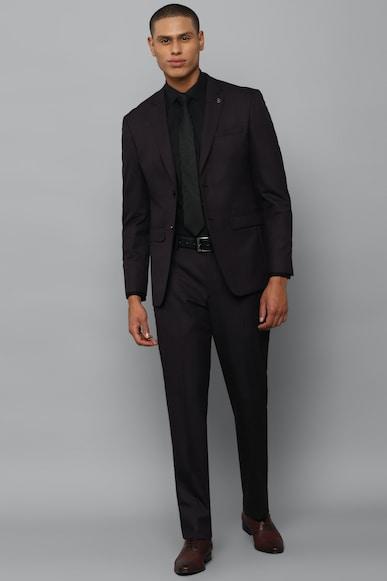 men grey slim fit check formal two piece suit
