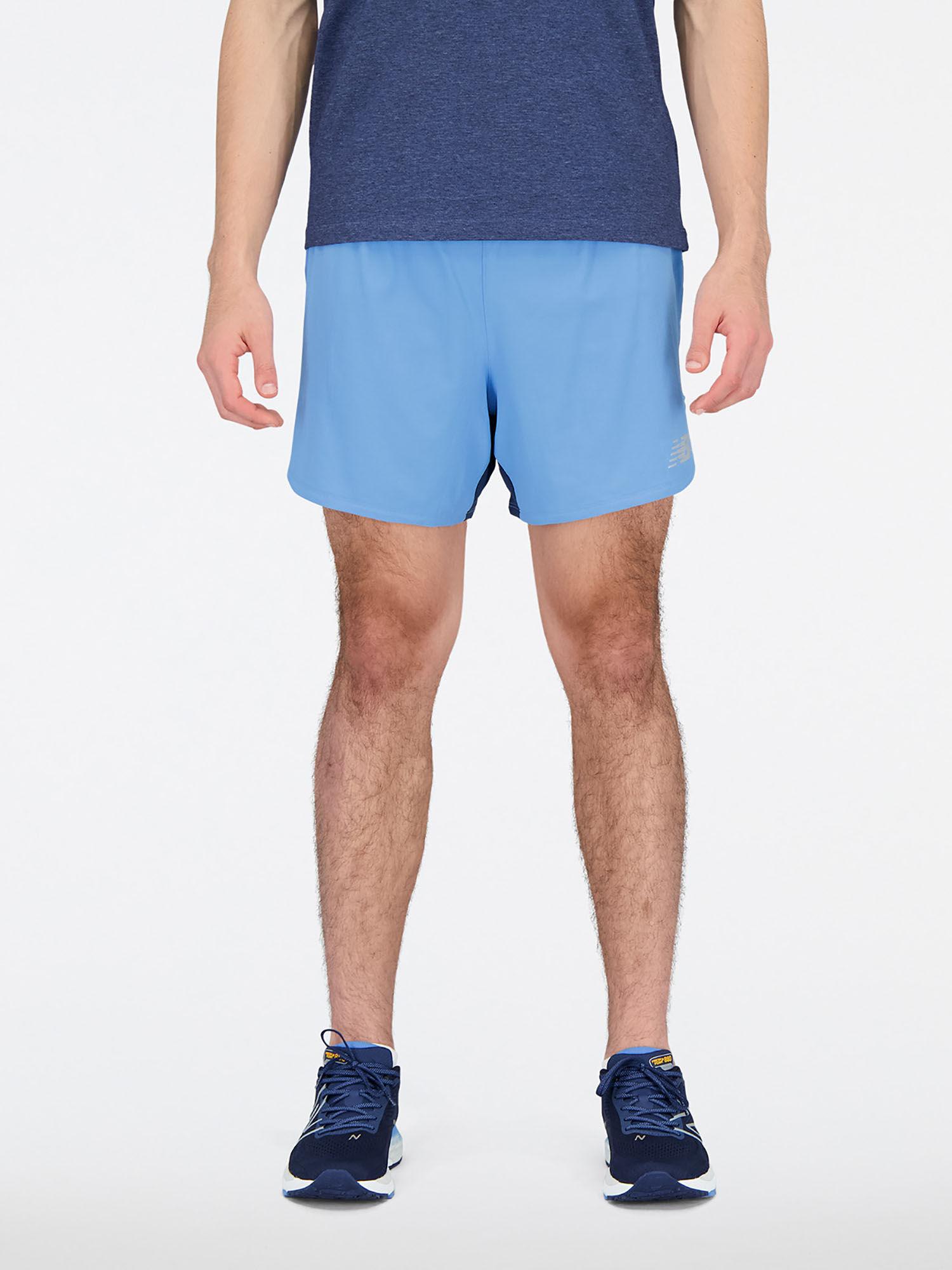 men heritage blue mid rise sports shorts