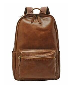men leather everyday backpack