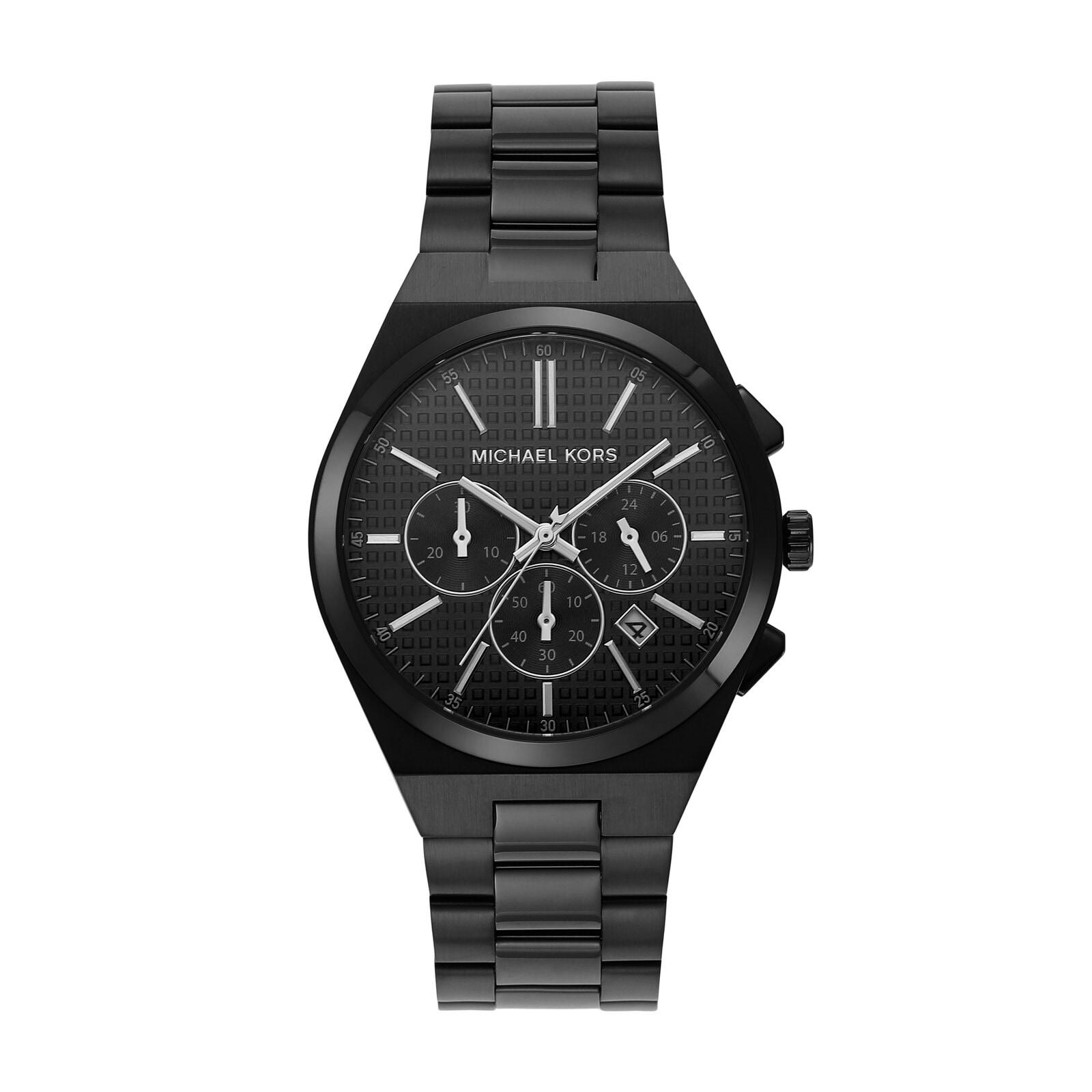 men lennox black watch mk9146