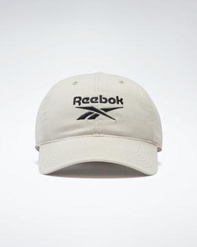 men logo embroidered baseball cap