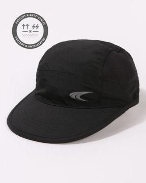 men logo print baseball cap
