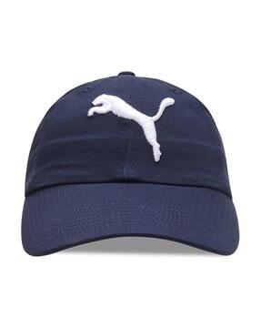 men logo print baseball cap