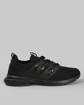 men low-top lace-up running shoes