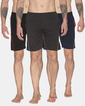 men pack of 3 regular fit bermuda shorts