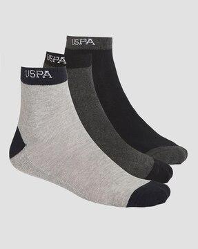 men pack of 3 terry finish es005 ankle-length everyday socks