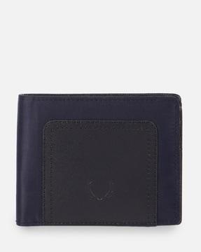 men patterned bi-folds wallet