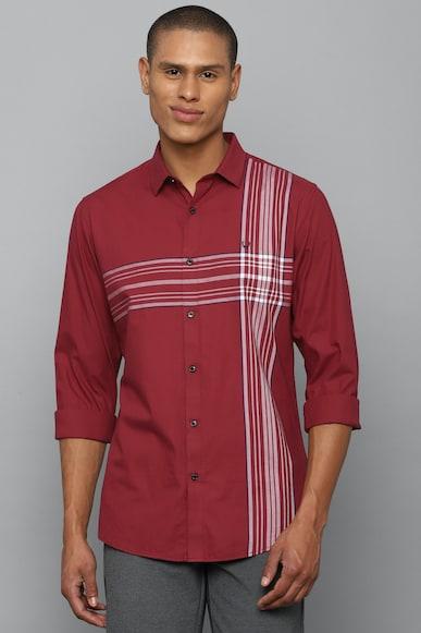 men-pink-slim-fit-print-full-sleeves-casual-shirts