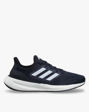 men pureboost 23 lace-up running shoes