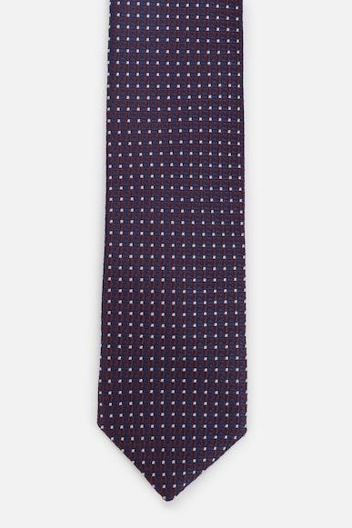 men purple embroidered tie