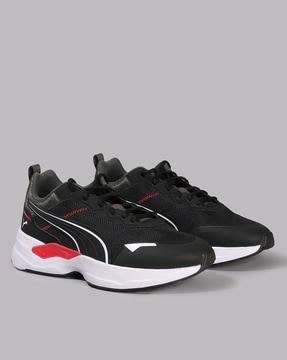men pwr runner lace-up sneakers
