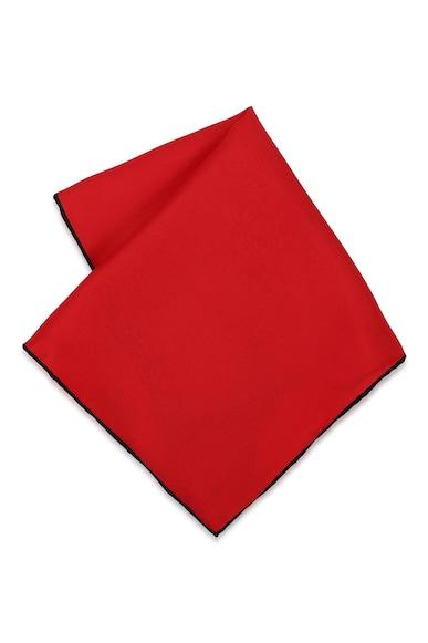 men red solid formal pocket square