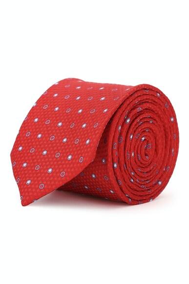 men red textured tie
