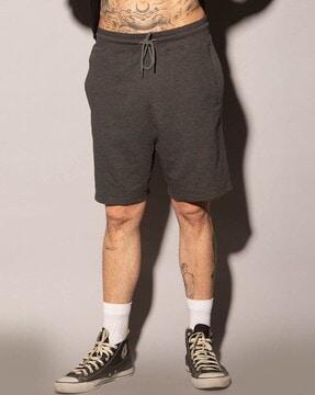 men regular fit city shorts with drawstrings waist
