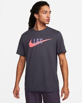 men regular fit football crew-neck t-shirt
