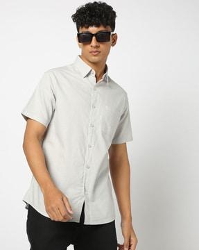 men regular fit oxford shirt