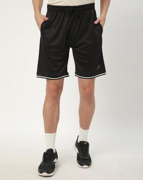 men regular fit shorts with insert pocket