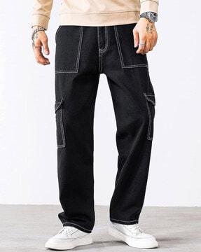 men relaxed cargo jeans