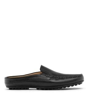 men slip-on sandals with stitched detail