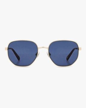 men uv-protected oval sunglasses-206388