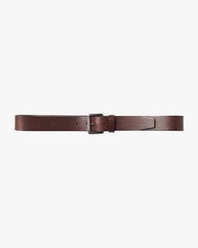 men vintage frame buckle belt