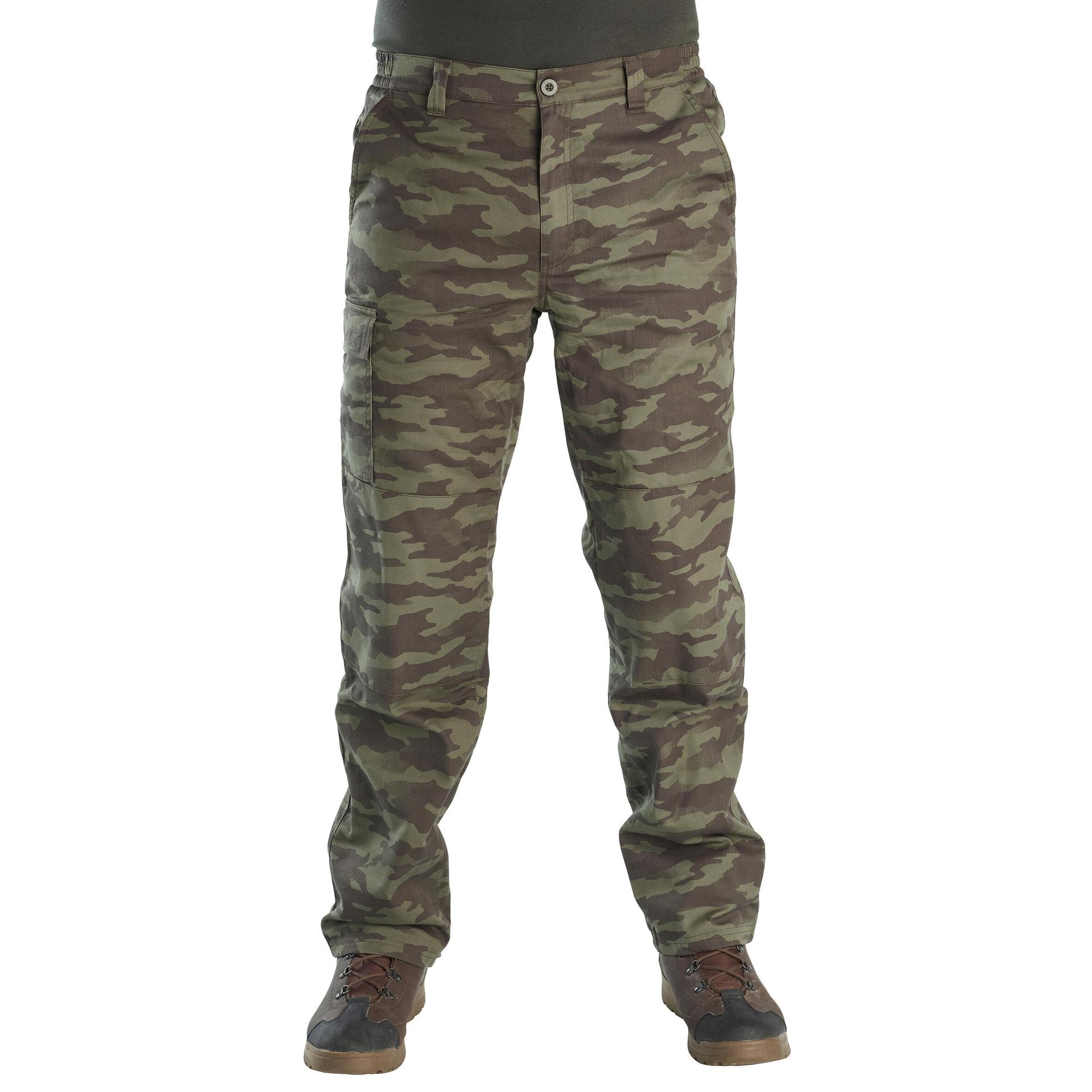 men warm cargo trousers pants sg-100 - camo green (only for winter)